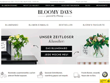 Tablet Screenshot of bloomydays.com